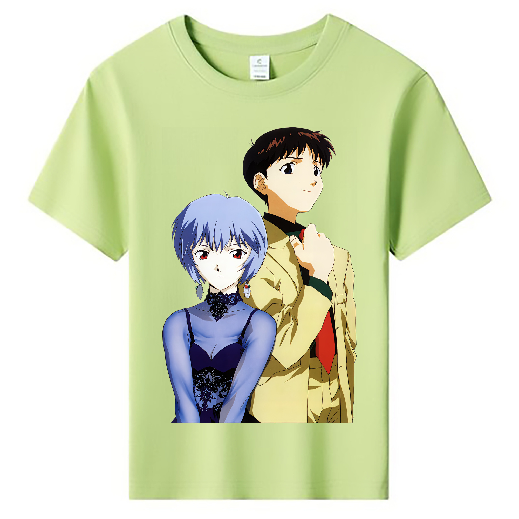 （画像用） EVA 新世紀エヴァンゲリオン 綿100％キッズTシャツ（フロントプリント）